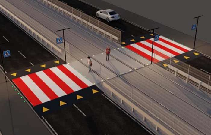 В Киеве на Борщаговке установят “умный” пешеходный переход