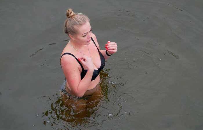 Крещение 2020 Киев, Гидропарк. Фото