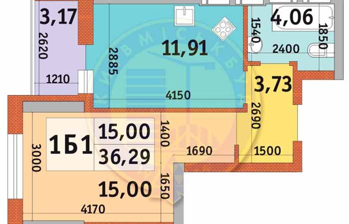 Однокомнатные квартиры в жилых комплексах Киевгорстрой