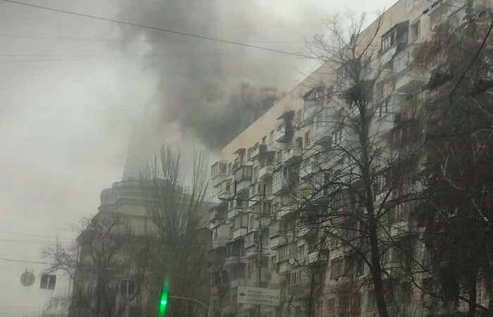 В Киеве горел «Ишак»
