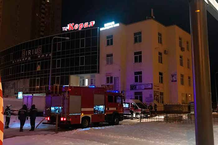 В Киеве в торговом центре произошел смертельный пожар