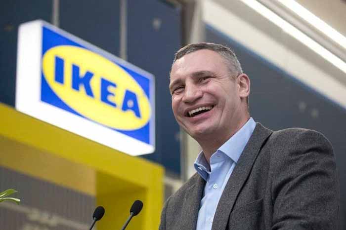 На открытии первого в Украине магазина IKEA Кличко рассказал подробности переговоров