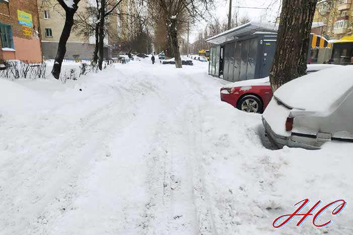 В Киеве выпало почти полметра снега