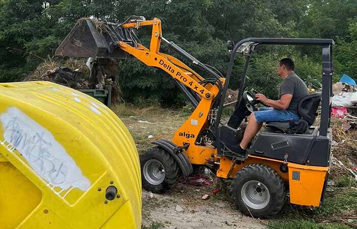 В Гостомельській ОТГ розпочато генеральне прибирання стихійних сміттєзвалищ