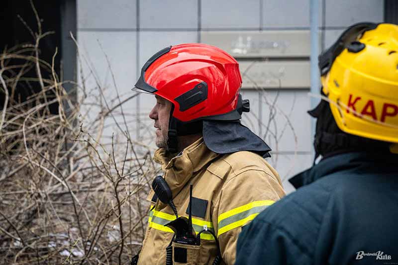 Вулиця Антоновича після обстрілу